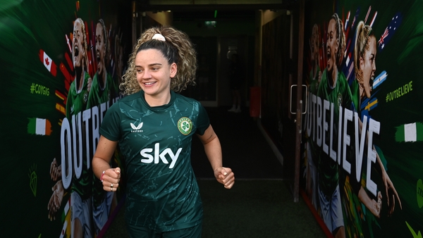 Kiernan during the team's training session at Tallaght Stadium on Wednesday