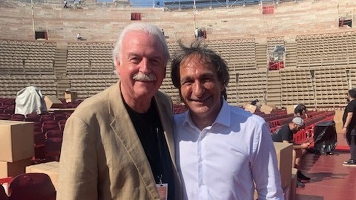 Marty meets with Conductor Marco Armiliato and Director Stefano Poda 