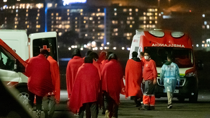 Spanish government data showed 5,914 people arrived in the Canary Islands between January and mid-June this year (file pic)