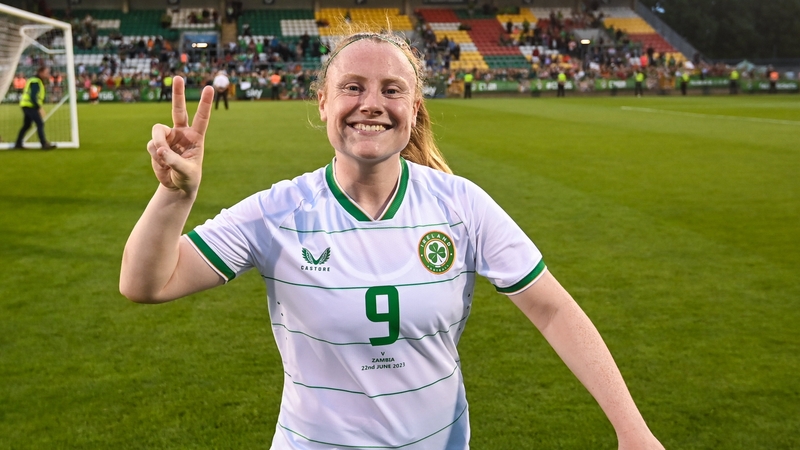 It was a good night for Amber Barrett