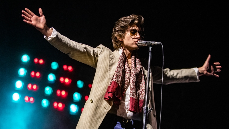 Alex Turner of the Arctic Monkeys