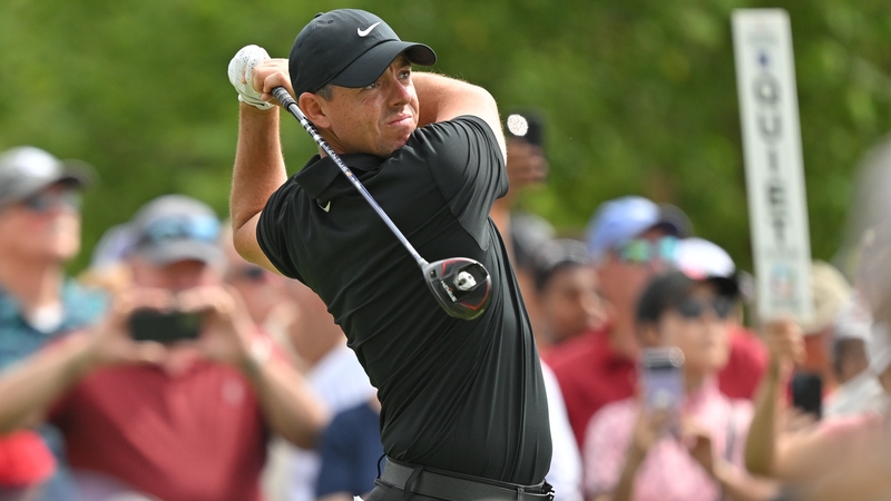 McIlroy hit a second round 64 around the Conneticut course