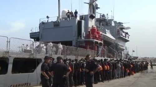 Almost 800 migrants landed at the small Sicilian island of Lampedusa during the last 24 hours