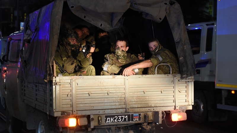Ending their mutiny, fighters of the Wagner group headed back to their bases in return for guarantees for their safety