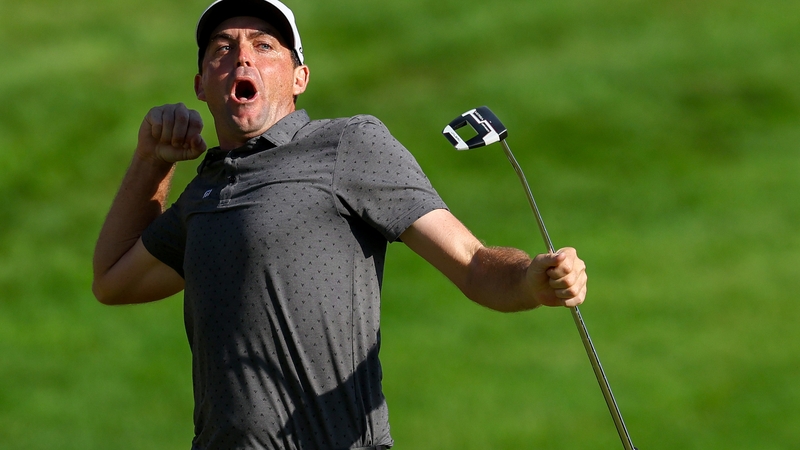 Keegan Bradley was euphoric on the final green