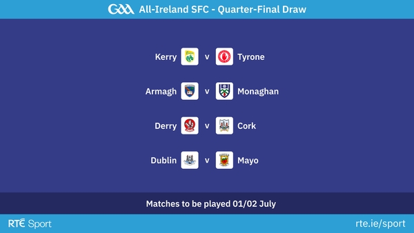 The draw was made on Monday morning