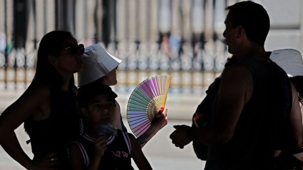 The hot conditions are expected to last until Wednesday