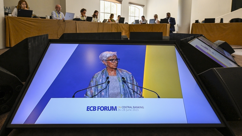 Speaking at the ECB Forum on Central Banking in Sintra in Portugal, ECB President Christine Lagarde said that rate decisions remain data-dependent