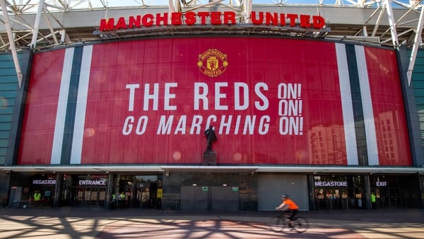 The megastore at Old Trafford Stadium was the subject of a blockade by fans