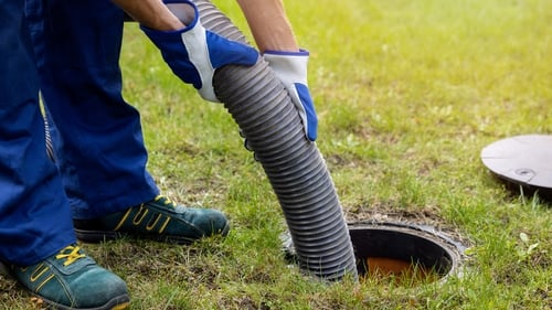 Nearly half a million households have septic tanks to treat their sewage (file image)