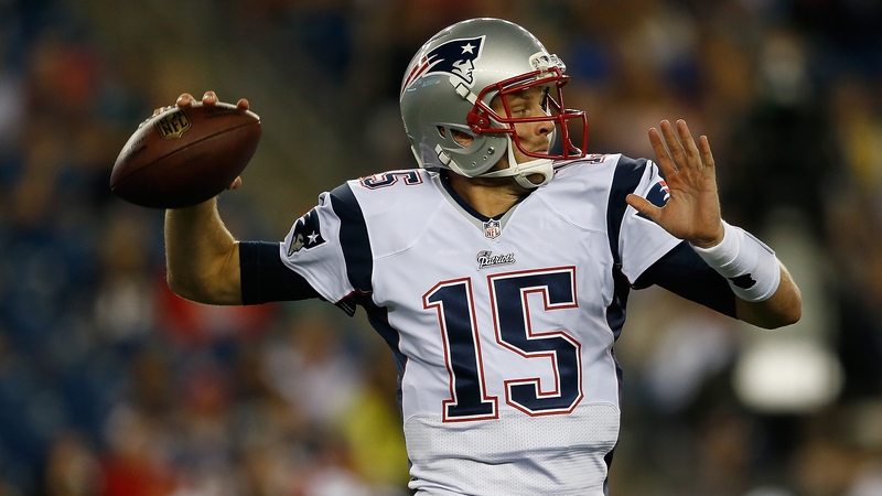 Ryan Mallett in action for the New England Patriots in 2014