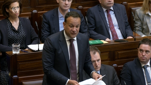 Mr Varadkar condemnded Hamas, and added that it is not acceptable for Israel to violate international law (File photo)