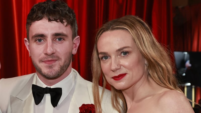 Paul Mescal and Kerry Condon at the 2023 Oscars ceremony