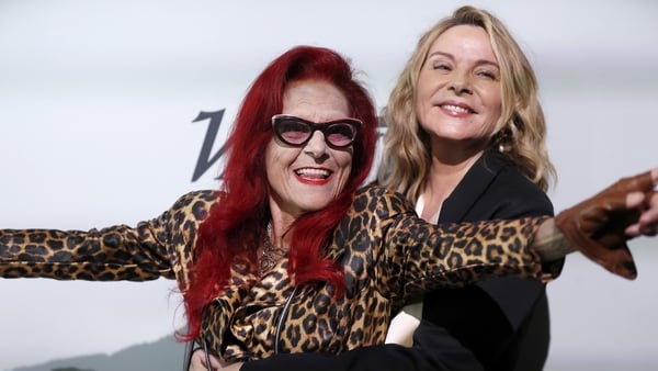 Patricia Field and Kim Cattrall attend Variety's 2022 Power Of Women. Getty Images.