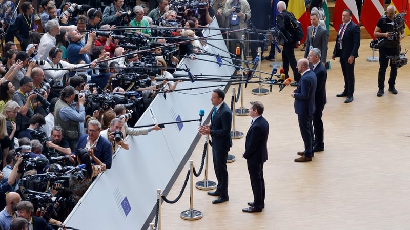 Taoiseach Leo Varadkar joined EU leaders for the summit in Brussels