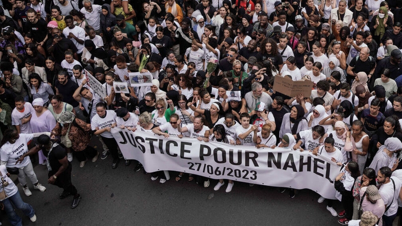 There was widespread anger in France following the death of 17-year-old Nahel M. in 2023