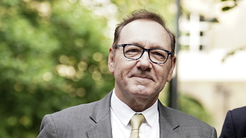 Kevin Spacey arrives at Southwark Crown Court in London on Friday