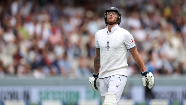 England captain Ben Stokes was out on the first delivery he faced today