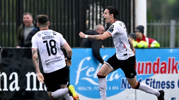 Louie Annesley fired home Dundalk's opener