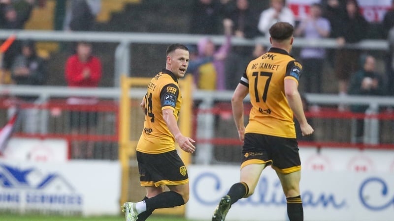 Ben Doherty (l) rescued a point for Derry