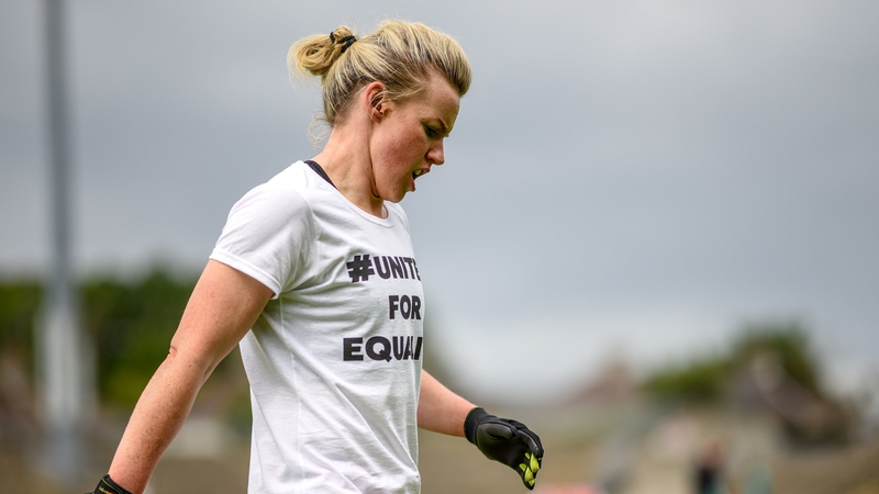 Mayo's Fiona McHale before the game