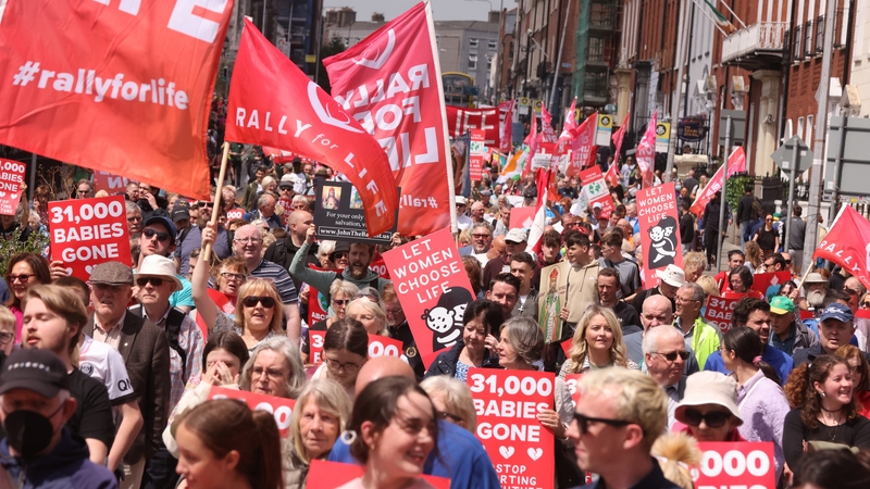 Around 3,000 people attended the Rally for Life event in Dublin