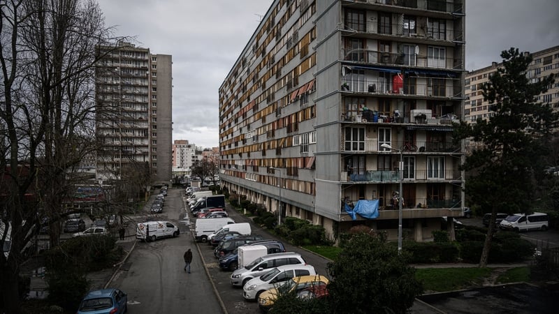 The social housing complex of the Chêne-Pointu, in Clichy-sous-Bois, in the suburbs of Paris
