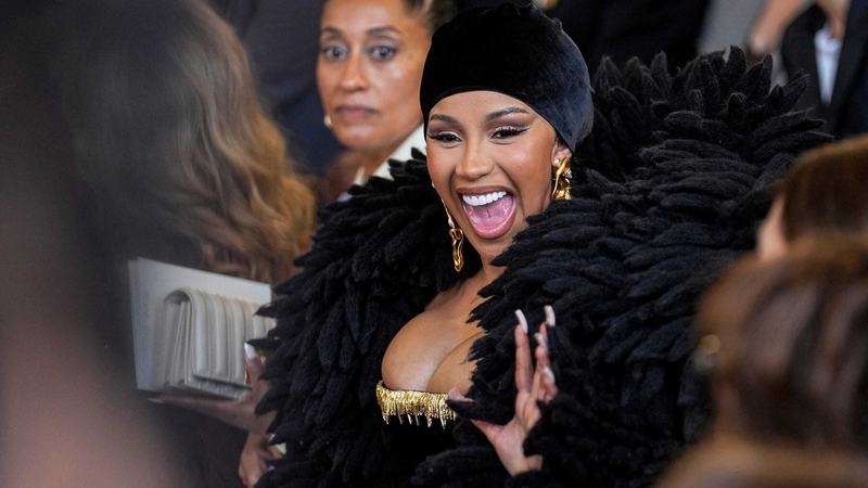 The A-listers attended the opening show of Haute Couture Week. By Katie Wright.