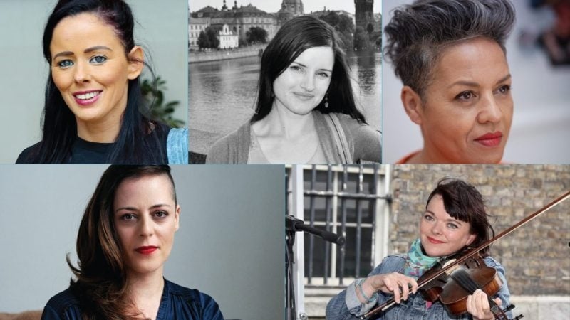 Telling Whole Story (clockwise, from left) Senator Eileen Flynn, Dr Angle Byrne, Kit de Waal. Annemarie Ní Churreáin and Mairéad O'Donnell