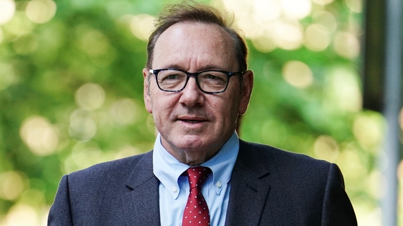 Kevin Spacey arrives at Southwark Crown Court in London on Monday