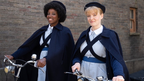 (L-R) Renee Bailey and Natalie Quarry as Joyce Highland and Rosalind Clifford
