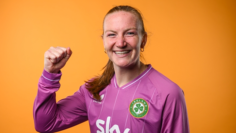 Republic of Ireland No 1 Courtney Brosnan