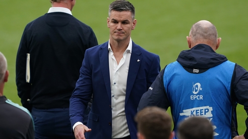Johnny Sexton pictured following Leinster's defeat to La Rochelle