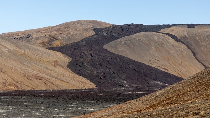 Mount Fagradalsfjall lies about 40km from the capital Reykjavik