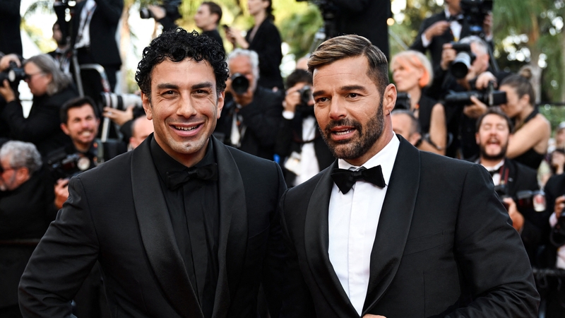 Jwan Yosef and Ricky Martin