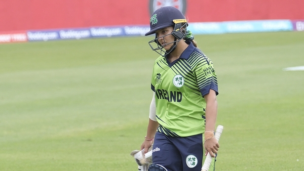 Amy Hunter provided one of the brighter spots in the Irish performance