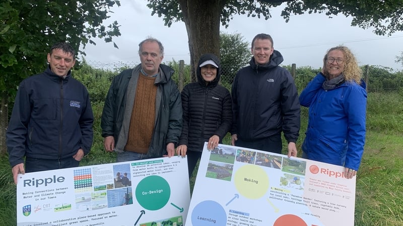 Participants from the ripple project in Ballina's Greenlands estate