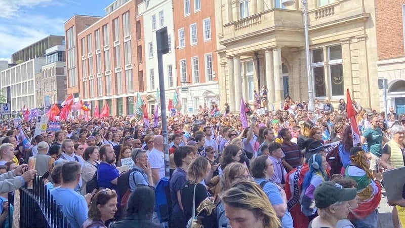 Organisers say the march is in opposition to the treatment of trans people by the Government