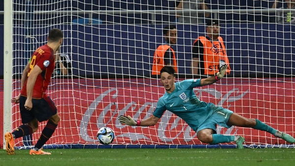 Trafford seals victory for England with his last-minute penalty save