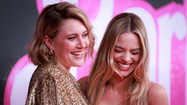 Greta Gerwig and her Barbie star Margot Robbie