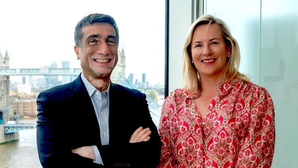 Nitesh Banga President and CEO of GlobalLogic and Carmel Owens CEO of Sidero