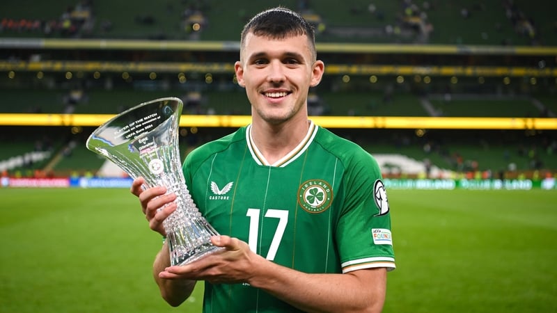 Jason Knight was Ireland's player of the match against Gibraltar last month