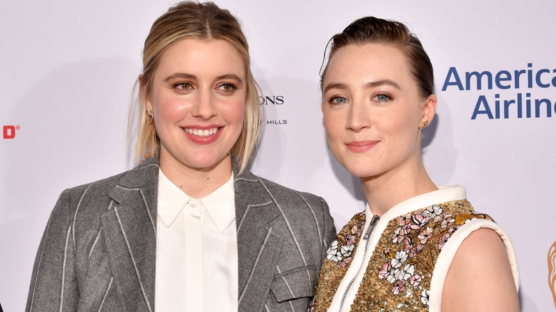 Greta Gerwig and Saoirse Ronan, pictured in Los Angeles in January 2020