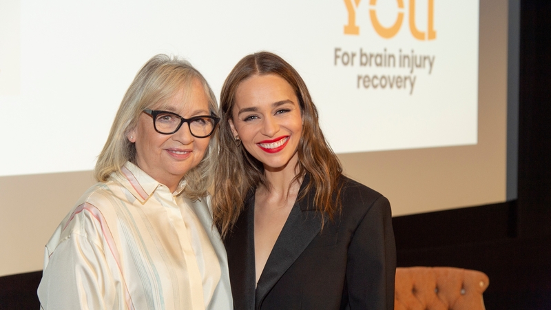Emilia Clarke (right) with her mother, who set up the charity SameYou after the actor suffered life-threatening brain conditions
