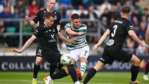Shamrock Rovers trail by a goal going into the second leg