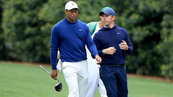 Tiger Woods and Rory McIlroy