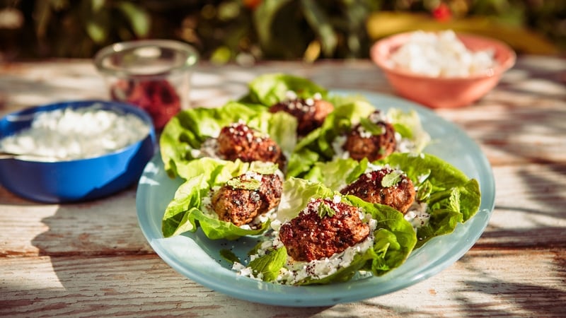 Tender lamb koftas are a fun way to cook lamb on the barbecue.