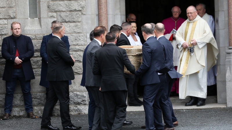 Mourners heard that Andrew O'Donnell 'brought great joy to the lives of his family and friends'