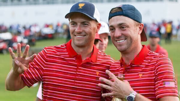 The US golfing duo now have a small stake in the Elland Road club