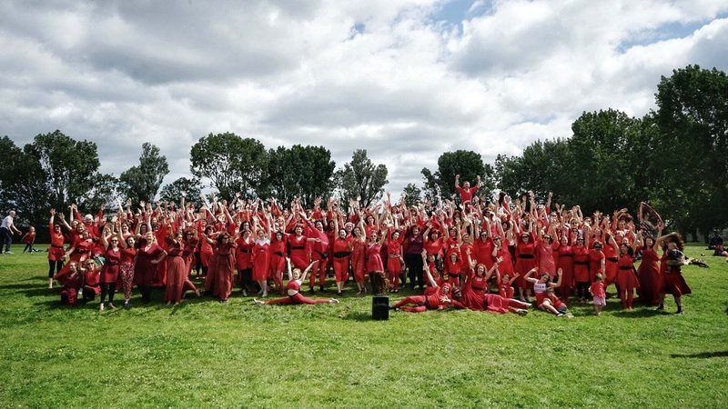 Participants at the Most Wuthering Heights Day Ever, Dublin, July 2019. Photo: Wuthering Heights Day Dublin Facebook Page